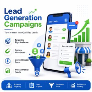 Digital marketing concept with analytics social media advertising and growth chart