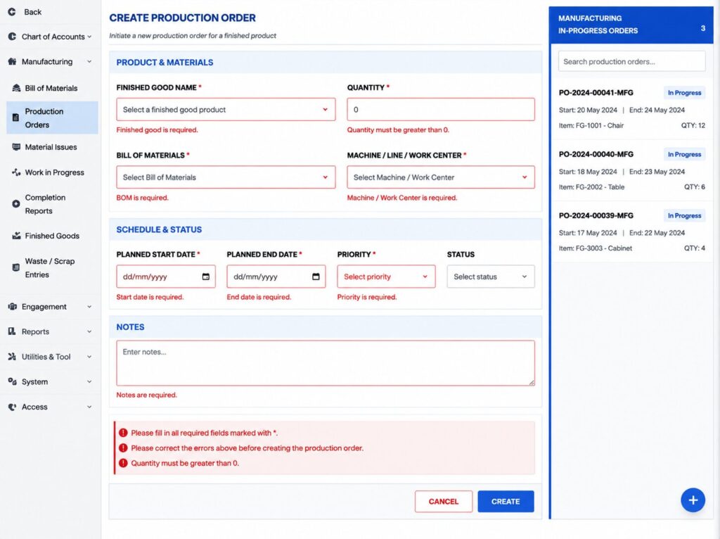 ERP implementation project lifecycle from planning to deployment