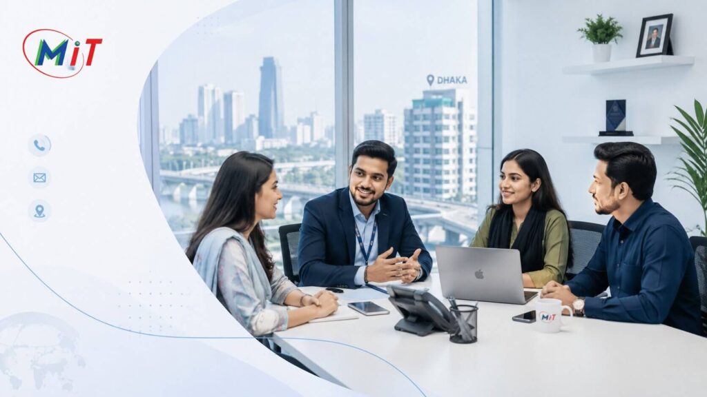 MM IT SOFT LTD office at Haque Mansion in Zigatola Dhanmondi Dhaka